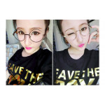 穿搭不可少飾品眼鏡【防護兼造型時尚媽媽少女大童系列】四季好搭配件不可少~明星款,金屬眼鏡框造型眼鏡/大框圓形眼鏡/時尚精品